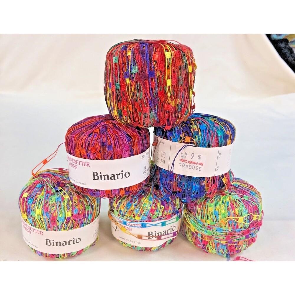 Lot Of 6 Plus 1 extra Binario Trendsetter Ladder Yarn, discontinued